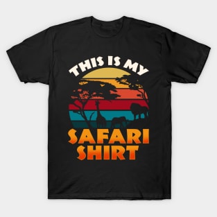 This Is My Safari Shirt - Africa Animal Gift T-Shirt